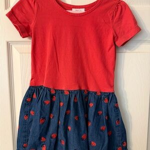 Hanna Andersson Red and Blue strawberry Dress